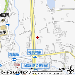大阪府岸和田市稲葉町周辺の地図