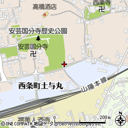 広島県東広島市西条町吉行2059周辺の地図