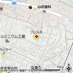 フレスタ長束北店周辺の地図
