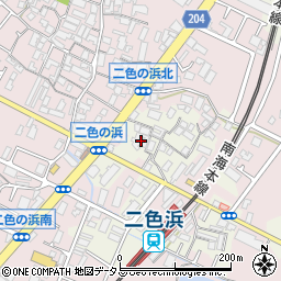 大阪府貝塚市浦田124周辺の地図