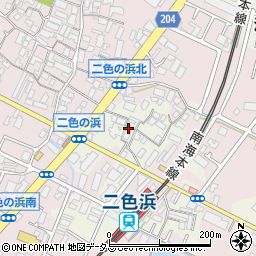 大阪府貝塚市浦田217周辺の地図