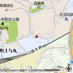 広島県東広島市西条町土与丸195周辺の地図
