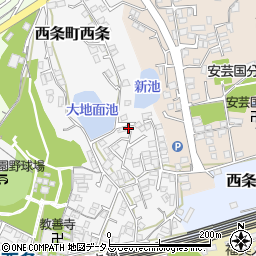 広島県東広島市西条町西条522周辺の地図