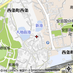 広島県東広島市西条町西条523周辺の地図