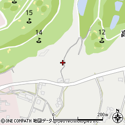 広島県東広島市高屋町重兼258周辺の地図