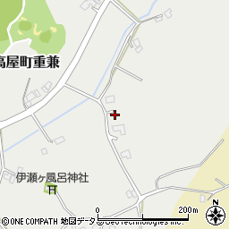 広島県東広島市高屋町重兼236周辺の地図