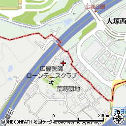 広島県広島市佐伯区五日市町大字石内1330-32周辺の地図
