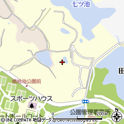 大阪府岸和田市三ケ山町周辺の地図