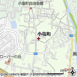 大阪府河内長野市小塩町周辺の地図