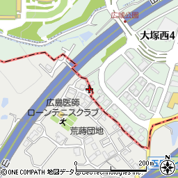 広島県広島市佐伯区五日市町大字石内1330-80周辺の地図