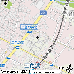 大阪府貝塚市浦田130周辺の地図