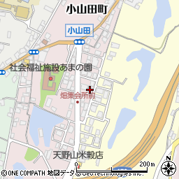 大阪府河内長野市小山田町121-25周辺の地図