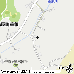 広島県東広島市高屋町重兼238周辺の地図