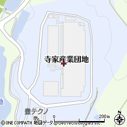 広島県東広島市寺家産業団地周辺の地図
