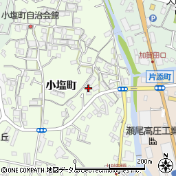 大阪府河内長野市小塩町107周辺の地図
