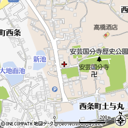 広島県東広島市西条町吉行2093周辺の地図