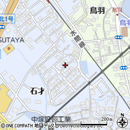大阪府貝塚市石才周辺の地図