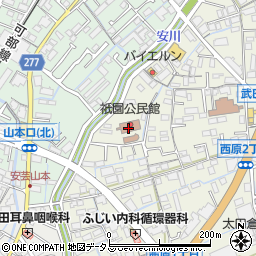 広島市祇園福祉センター周辺の地図