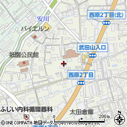 広島県広島市安佐南区西原1丁目18周辺の地図