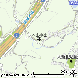 本庄神社周辺の地図