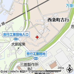 広島県東広島市西条町吉行431周辺の地図