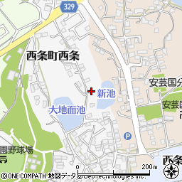 広島県東広島市西条町西条171周辺の地図