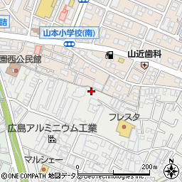 浜田木工有限会社　工場周辺の地図