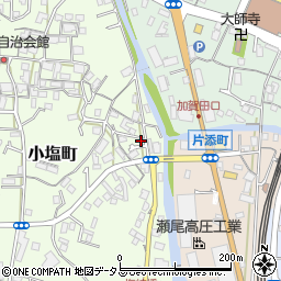 大阪府河内長野市小塩町129-1周辺の地図