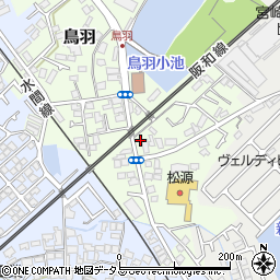 大阪府貝塚市鳥羽47-1周辺の地図
