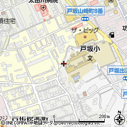 広島県広島市東区戸坂桜東町1-26周辺の地図