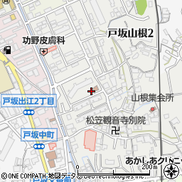 広島県広島市東区戸坂山根周辺の地図