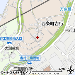広島県東広島市西条町吉行402周辺の地図