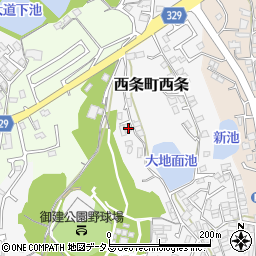 広島県東広島市西条町西条209周辺の地図