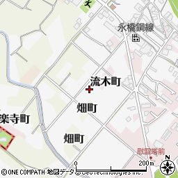 大阪府岸和田市極楽寺町周辺の地図