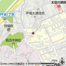 広島県広島市東区戸坂山崎町3-6周辺の地図