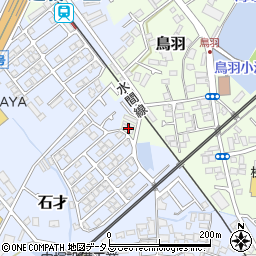 大阪府貝塚市鳥羽237-1周辺の地図
