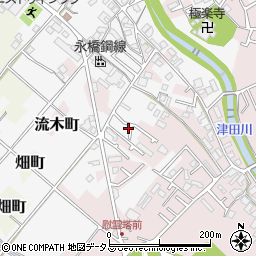 大阪府岸和田市極楽寺町194周辺の地図