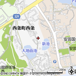 広島県東広島市西条町西条175周辺の地図