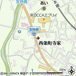 松屋東広島西条店周辺の地図