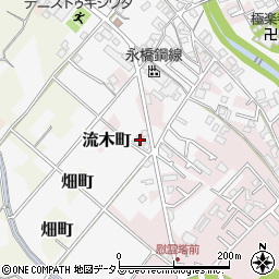 大阪府岸和田市極楽寺町13周辺の地図