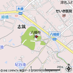 八幡寺周辺の地図