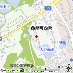 広島県東広島市西条町西条191-7周辺の地図