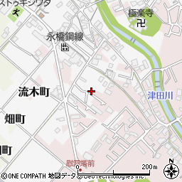 大阪府岸和田市極楽寺町194-7周辺の地図