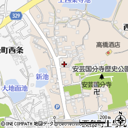 広島県東広島市西条町吉行2099周辺の地図