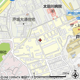 広島県広島市東区戸坂山崎町周辺の地図