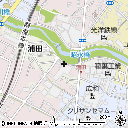 大阪府貝塚市澤1387周辺の地図