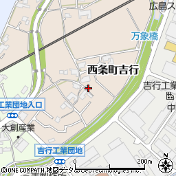 広島県東広島市西条町吉行393周辺の地図
