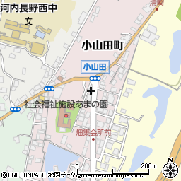 大阪府河内長野市小山田町121-32周辺の地図