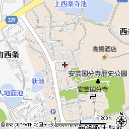 広島県東広島市西条町吉行2098周辺の地図