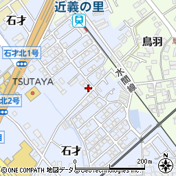 大阪府貝塚市石才97周辺の地図